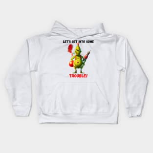 Grinch - Let's Get Into Some Trouble! v2 Kids Hoodie